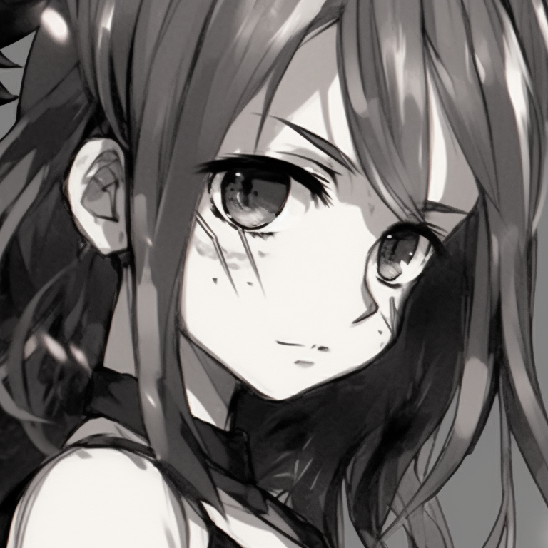 Two characters, sketch-like style, dynamic energy flowing between them. black and white matching pfp anime styles pfp for discord.