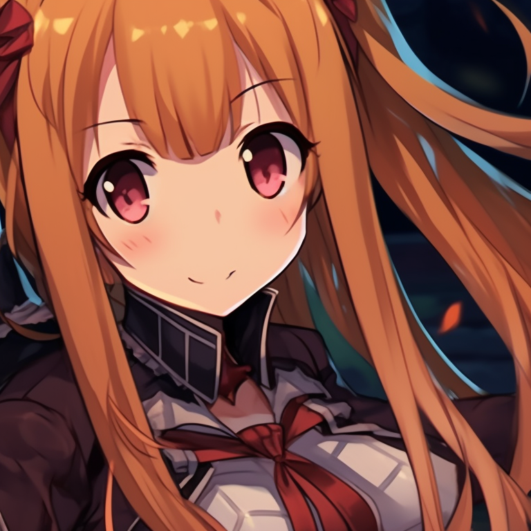Kirito and Asuna in matching Halloween costumes, careful detailing and party setting. halloween version pfp matching of kirito and asuna pfp for discord.