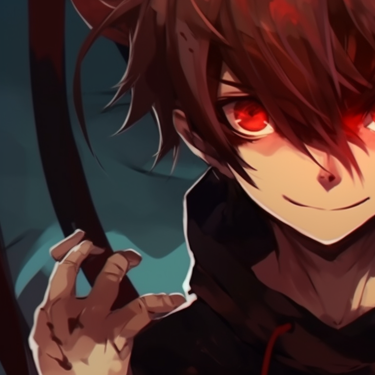 Two characters holding glowing Jack-o'-lanterns, vibrant colors and vivid expressions. spooky boys match pfp halloween night pfp for discord.