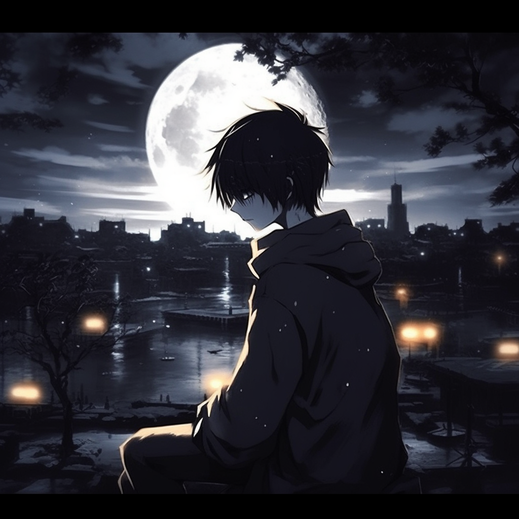 A lonely Naruto yearning for Sasuke, minimal backgrounds to emphasize character emotion. depressed anime pfp features naruto