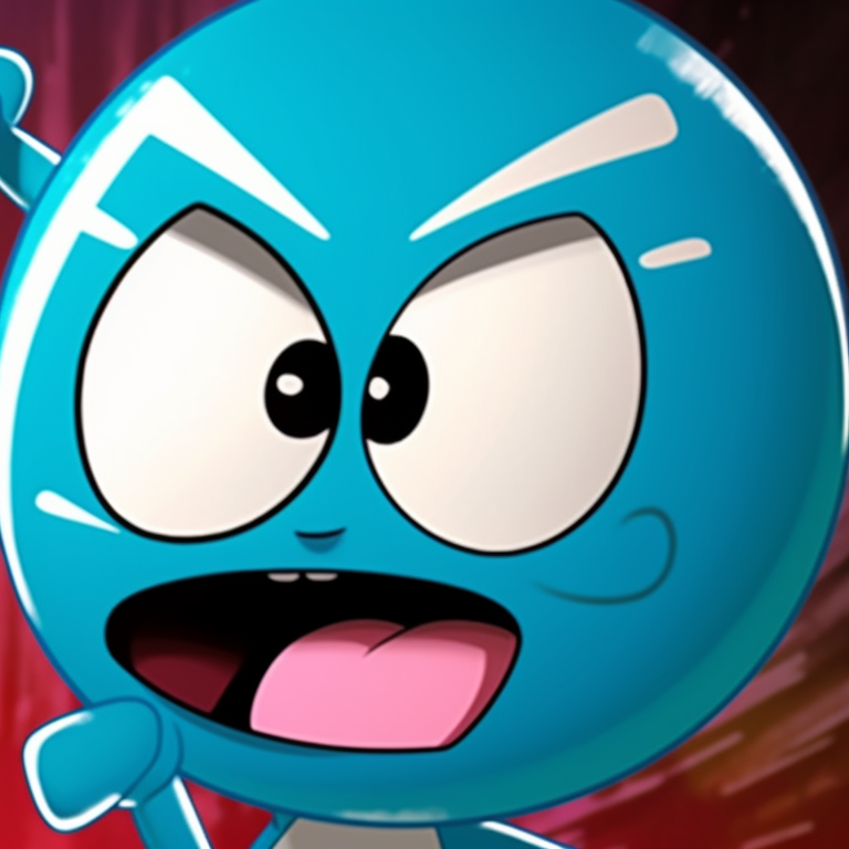 Gumball and Darwin embarking on a new adventure, dynamic composition and bright hues. gumball and darwin cartoon network pfp pfp for discord.