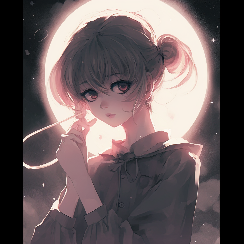 Sailor Moon in an expressive pose, accentuated with vibrant colors. aesthetic anime character pfp anime pfp