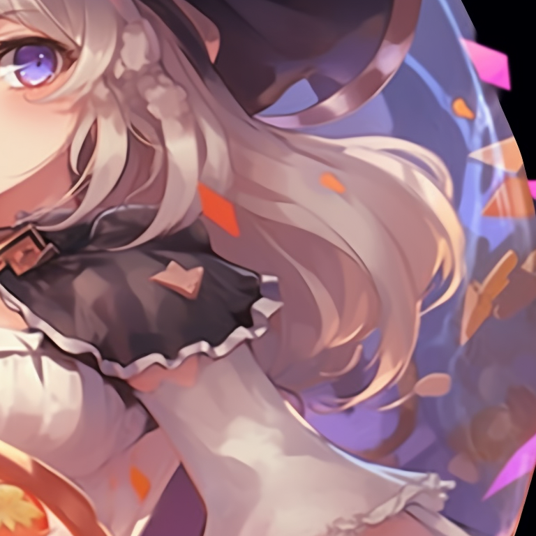 Two characters wandering in a mystic forest, one with wings, the other with a magical artifact, set in twilight with an illuminating glow. genshin impact matching halloween profile pics pfp for discord.