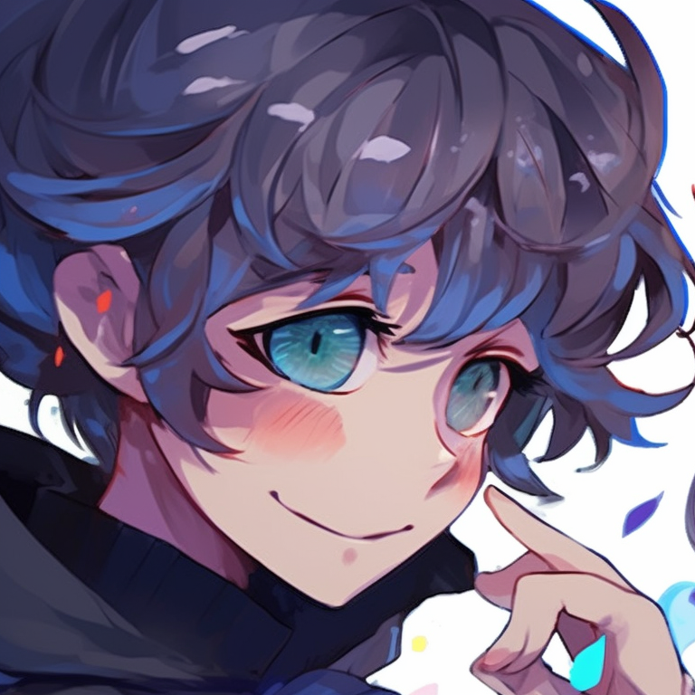 Two characters lying down on a field, staring at a starry night sky. matching pfp generator pfp for discord.