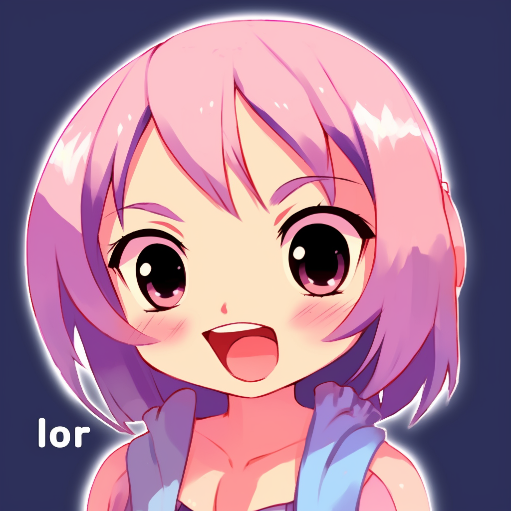 Clever anime meme PFP and witty text, clear lines and vibrant colors. amusing anime meme pfp pfp for discord.