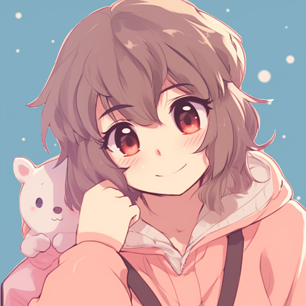 Anime girl with cat ears, indulging the Neko theme with intricate detailing. adorable kawaii anime pfp illustrations