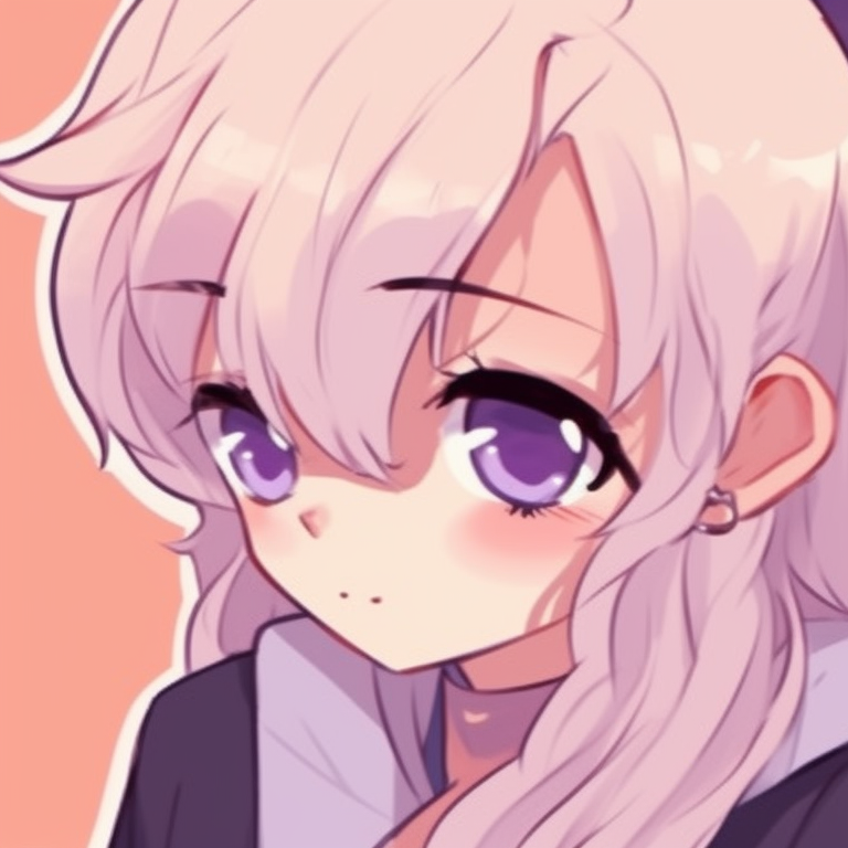 Two characters in chibi style, soft pastel hues and cute expressions. discord matching pfp anime edition pfp for discord.