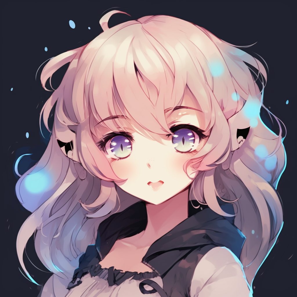 Anime girl dressed in stylish casual fashion, detailed clothing designs with vibrant colors. anime cute pfp fashion