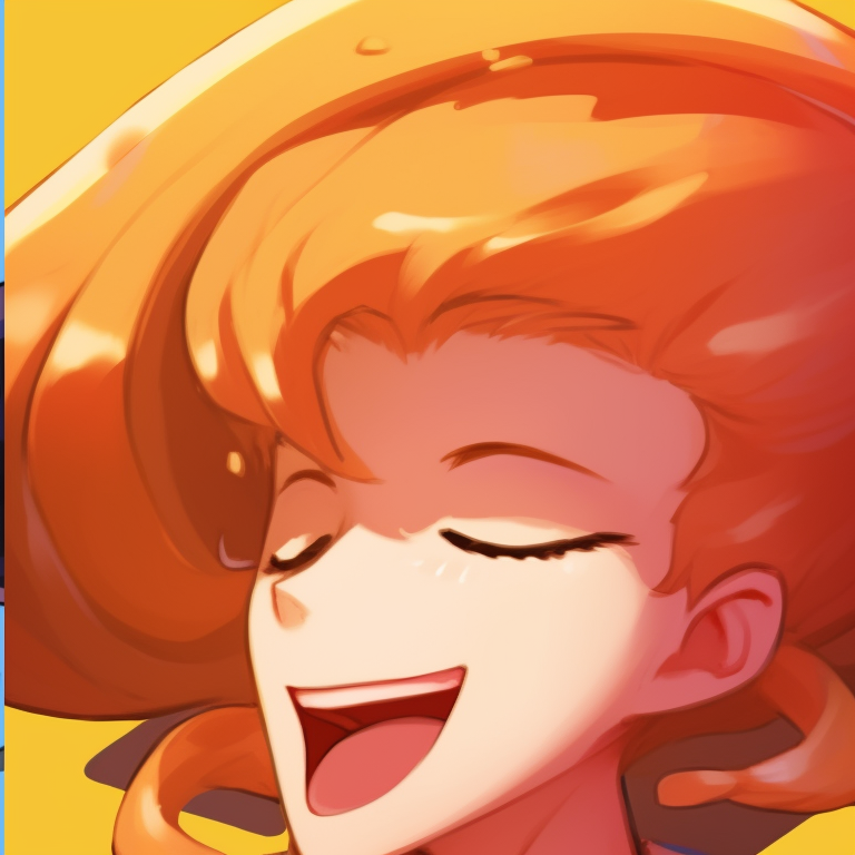 Two characters in trendy clothes, laughing together, bold and vibrant colors. funny anime matching pfp collection pfp for discord.