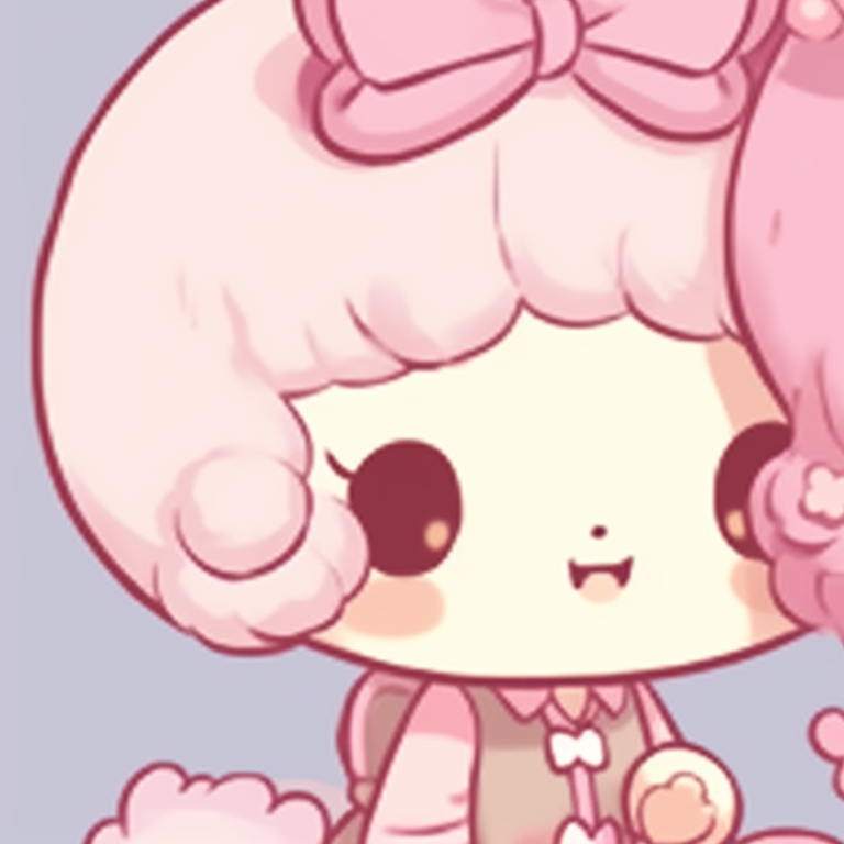 Two Sanrio characters, harmonious color palette, matching outfits signifying unity. sanrio classic matching pfp pfp for discord.