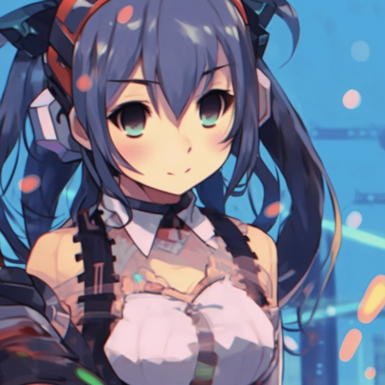 Two characters in detailed kimonos, mirror images, stunning elegance. cool matching gif pfp pfp for discord.