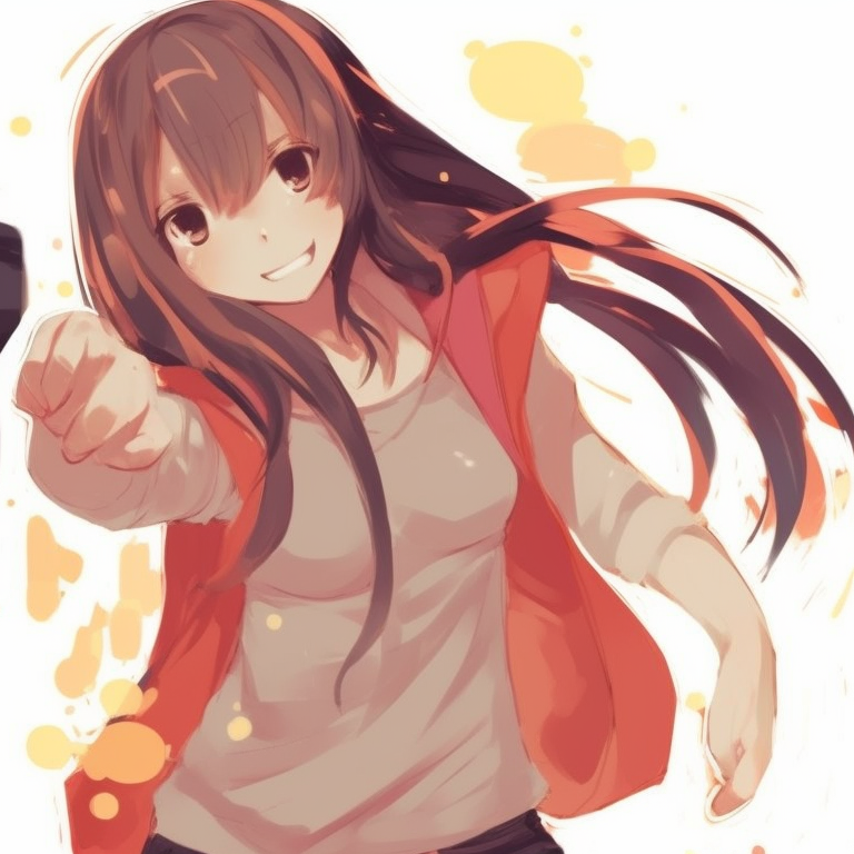 Two characters in jovial poses, vibrant colors and expressive facial expressions. fun matching anime pfp pfp for discord.