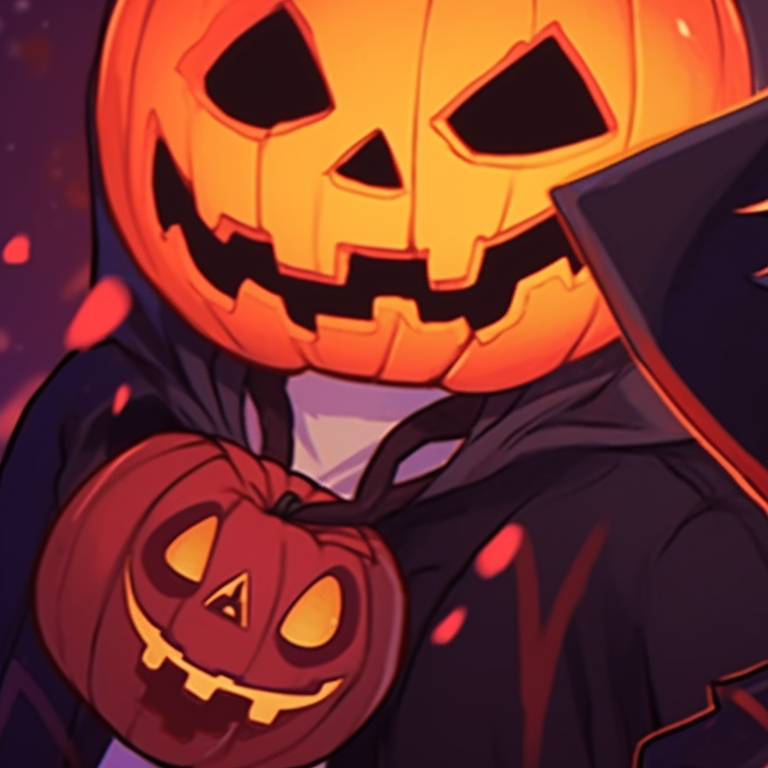 Two characters in playful ghost costumes, surrounded by foggy background, heavy shadows and soft glow effects. meme matching pfp with a spooky halloween theme pfp for discord.