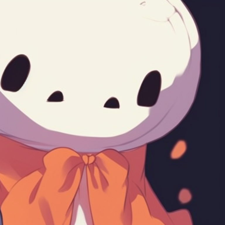 Two characters in skull masks, sharp lines and monochrome palette, standing back-to-back in a graveyard. halloween anime matching pfp pfp for discord.