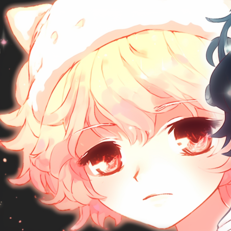 Two matching cat characters, bold outlines and vivid colors, expressive faces. instagram cute matching pfp ideas for best friends pfp for discord.