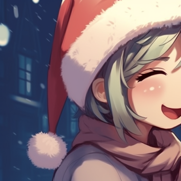 Two characters posing with candy canes, vivid red and white color scheme, soft expressions. stunning matching christmas cartoon pfp collections pfp for discord.