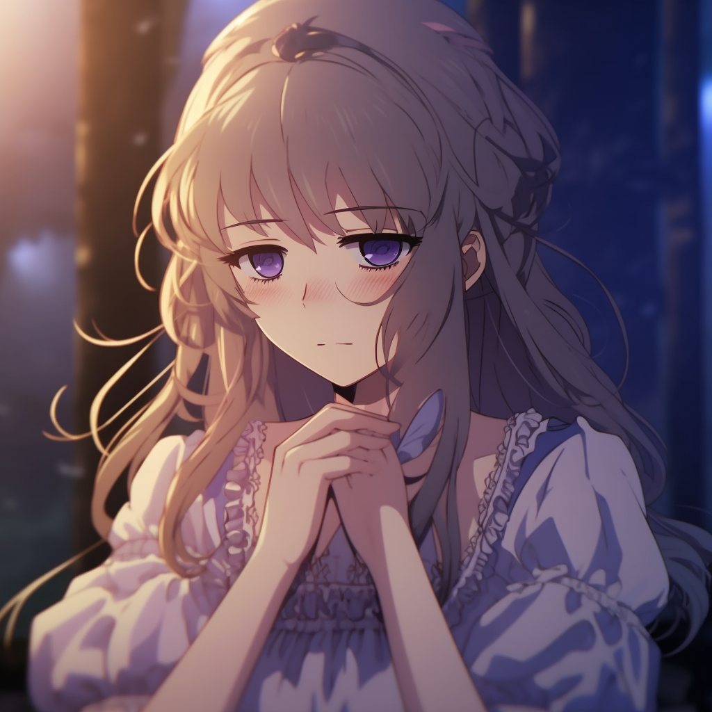 Profile picture of Violet Evergarden crying, emphasis on the emotion and fine lines. crying anime pfp gifs pfp for discord.