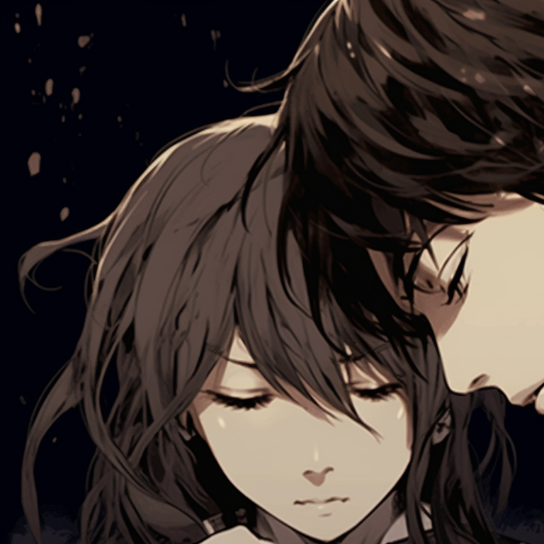 Two characters with musical instruments, intricate ornamentation and rich color schemes. anime matching pfp gifs inspiration pfp for discord.