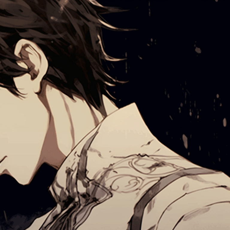 Two characters with musical instruments, intricate ornamentation and rich color schemes. anime matching pfp gifs inspiration pfp for discord.