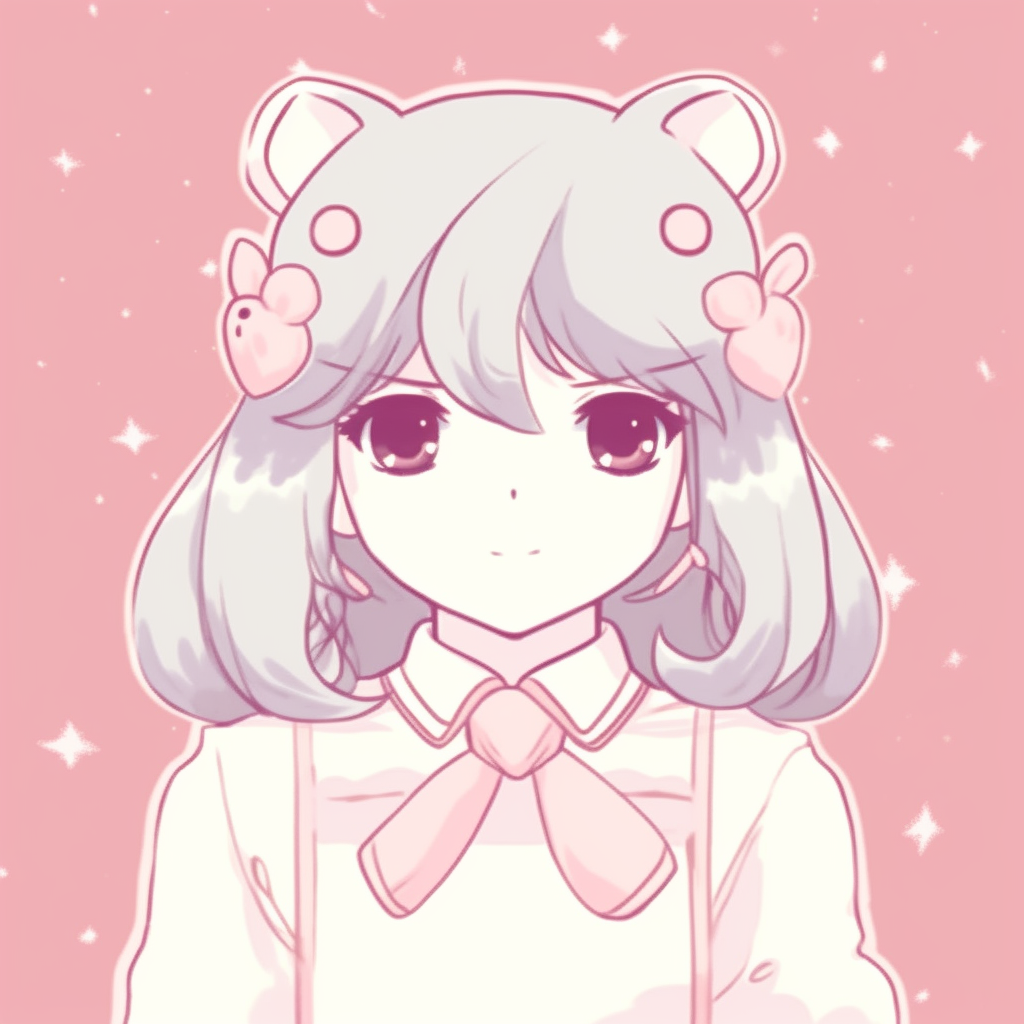 Sakura looking thoughtful, showcasing delicate anime facial expressions. aesthetic pfp for school pfp for discord.