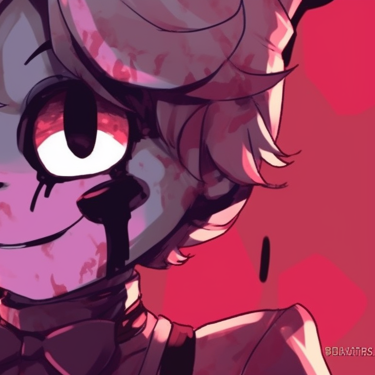 Two characters from FNAF, dark colors and sharp details, standing menacingly. best sources for fnaf matching pfp pfp for discord.