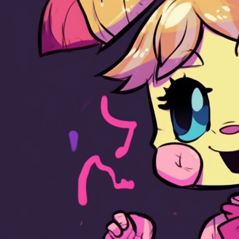 Two characters amid balloons and toys, earthy tones with a hint of melancholy. cute matching fnaf pfp pfp for discord.