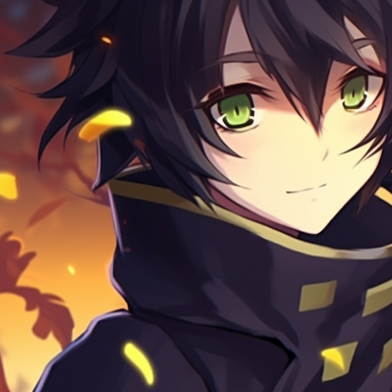 Shinobu and Giyuu immersed in Halloween theme, pastel background contrasting their darker costumes. diy halloween themed matching pfp for shinobu and giyuu pfp for discord.