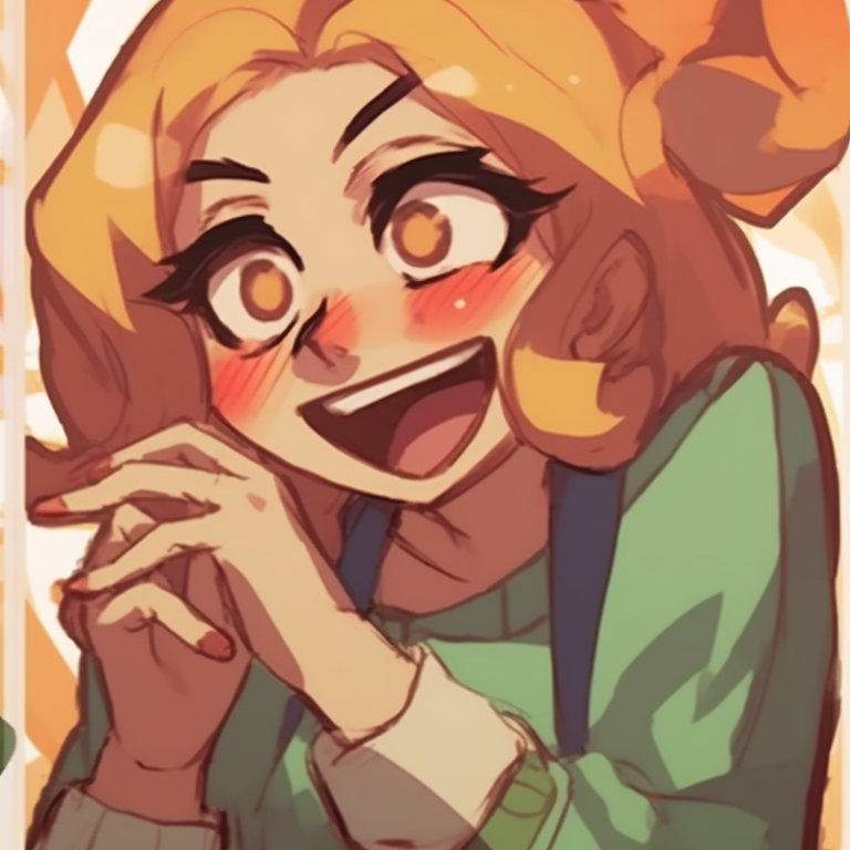 Two characters sharing a funny moment, strong contrasts, and stylized art. comic profile pictures for best friends pfp for discord.