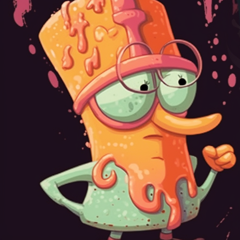 Two characters, identifiable aquatic and terrestrial traits, back-to-back. spongebob character matching profile pictures pfp for discord.