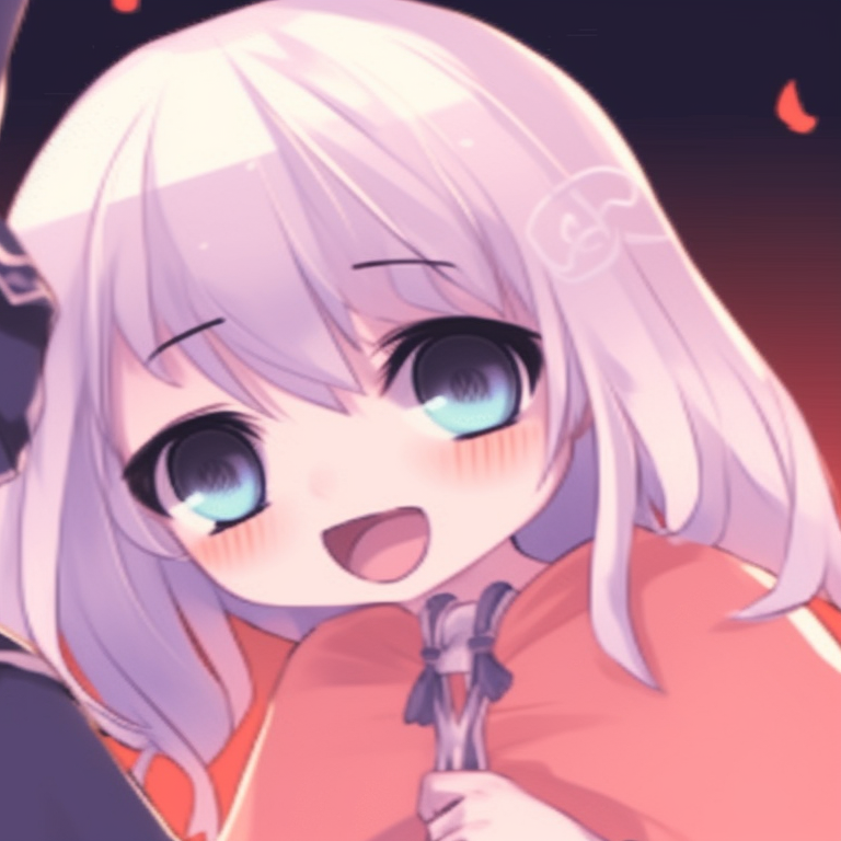 Two characters, one in the foreground giving an intense gaze, other pleasantly surprised, misty fog background. matching pfp not cringe halloween theme ghost pfp for discord.