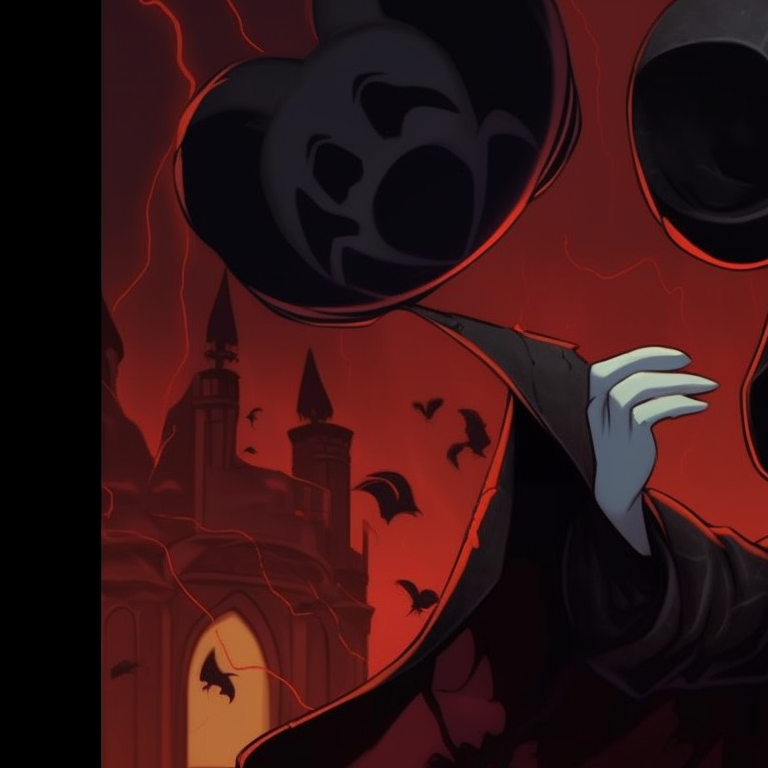 Goofy and Clarabelle as mummies, warm tones with emphasis on yellows. halloween themed disney matching pfp for couples pfp for discord.