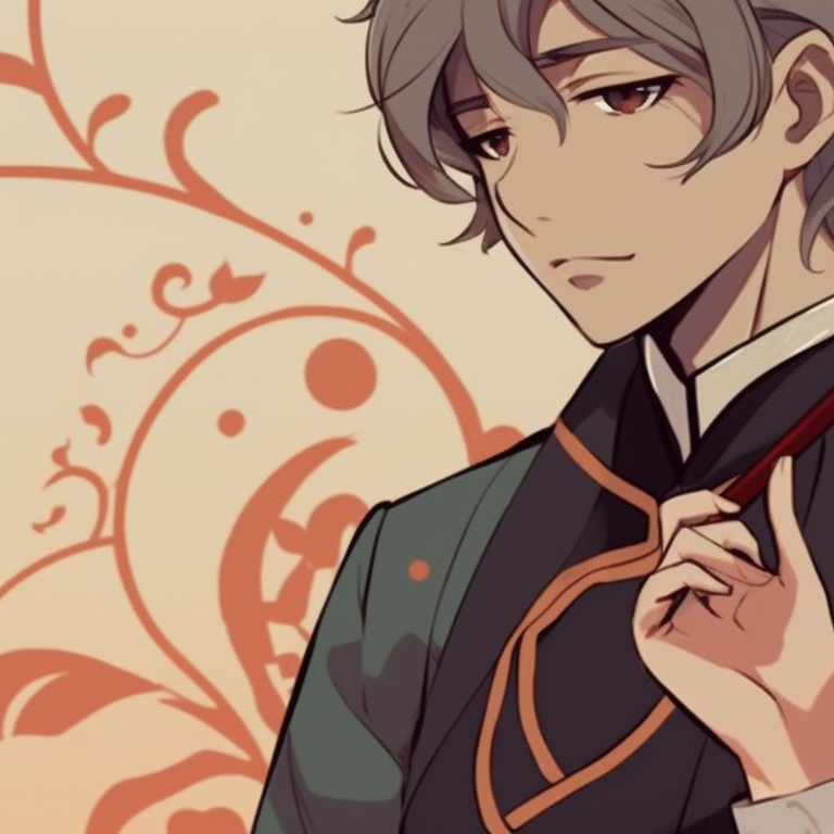 Twin characters in a sepia-toned setting, clean lines and well-defined patterns. vintage matching pfp discord profiles pfp for discord.