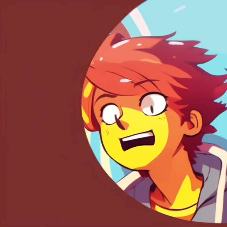 Close-up of two characters, exaggerated expressions and dynamic lines. funny login images for friends pfp for discord.