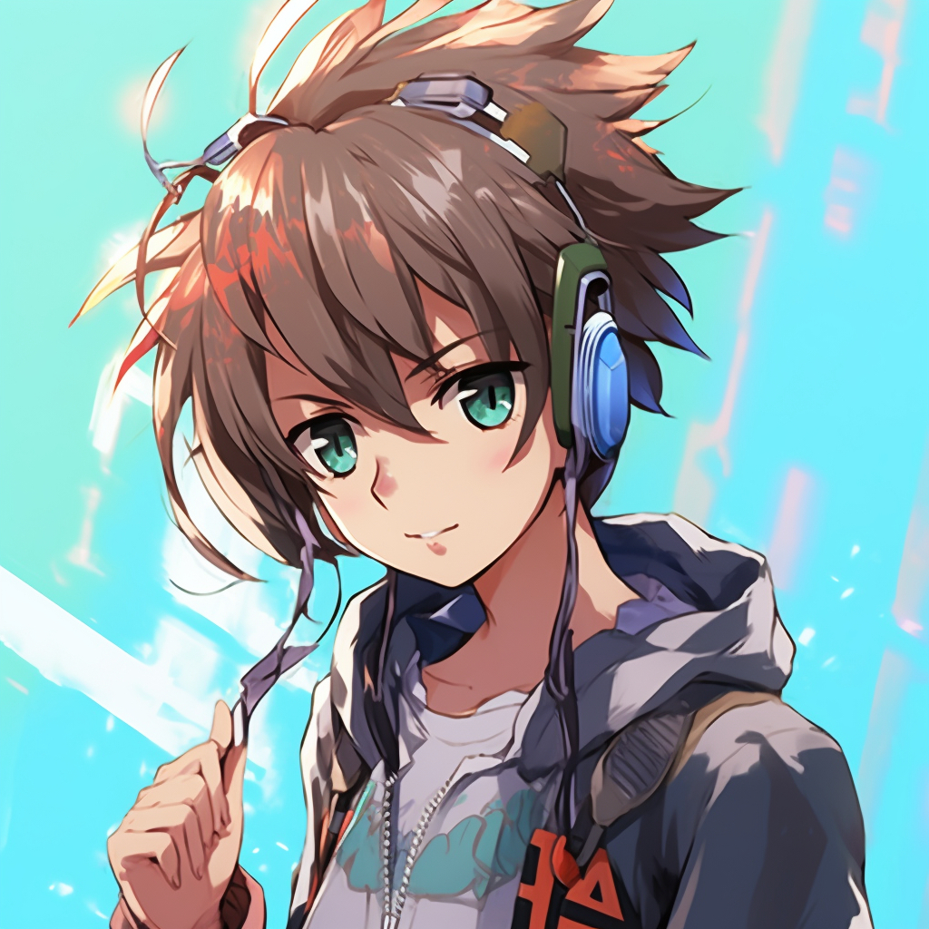 Anime character caught mid-tearful confession, unrealistic number of tears and heightened colors for dramatic effect cute cringe anime pfp examples pfp for discord.