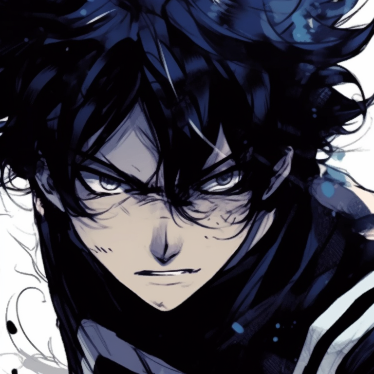 Two characters in a soccer environment, detailed shadows and strong perspective. blue lock matching pfp - male characters pfp for discord.