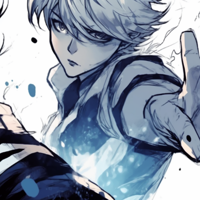 Two characters in a soccer environment, detailed shadows and strong perspective. blue lock matching pfp - male characters pfp for discord.