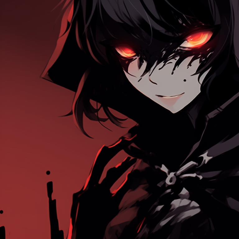 Two ghostly figures, muted colors and intricate detailing, staring into the distance. dark matching pfp halloween theme heroes pfp for discord.