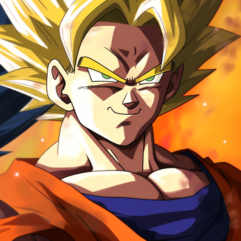 Goku and Vegeta in Super Saiyan forms, hair glowing with radiant colors. best goku and vegeta matching pfp pfp for discord.