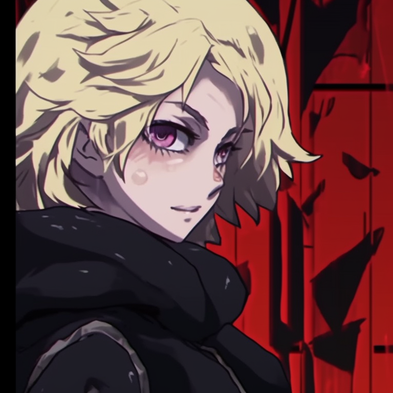 Two characters, one character dressed as a vampire and the other as prey, depicted in stark monochromes. tokyo revengers matching pfp halloween theme shopping ideas pfp for discord.