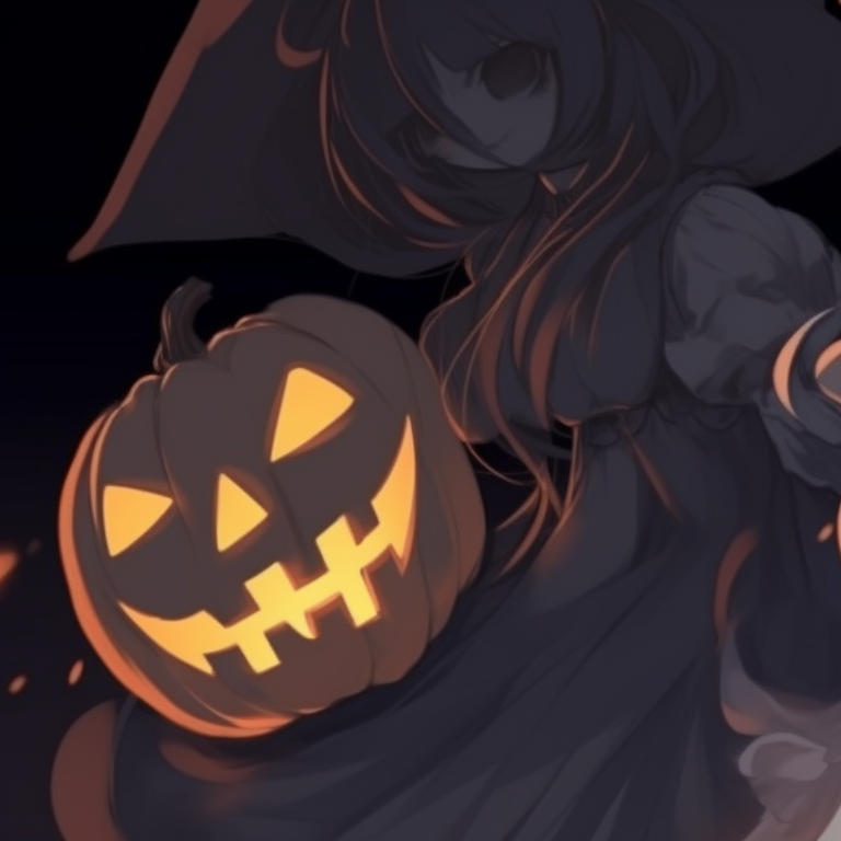 Two characters in front of an old iron gate, gothic shading and earthy tones, derelict tombstones in the background. seasonal matching aesthetic halloween pfp pfp for discord.