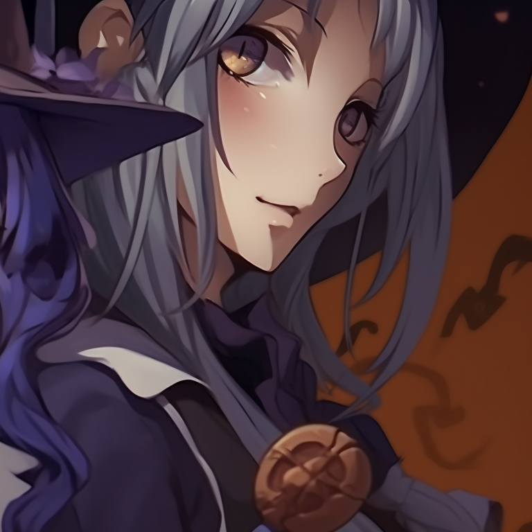 Two characters in matching ghost costumes, simple style with clean whites and blacks. group themed halloween pfp ideas pfp for discord.