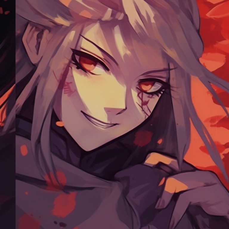 Two characters in a classic anime style setting, vivid contrast and nostalgic designs. anime themed pfps for 2 pals pfp for discord.