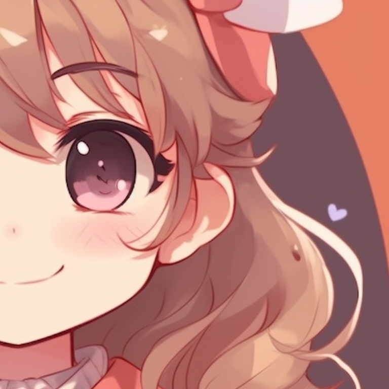 Characters' silhouettes forming a heart, Chic/street-style outfits, pastel colors with pop color accents. adorable and lovely matching pfp pfp for discord.