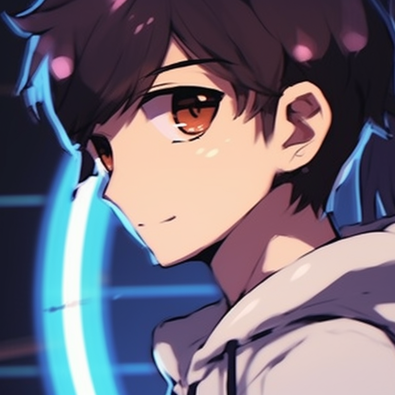 Two characters amid floating petals, soft pastel colors aesthetic friends matching pfp pfp for discord.