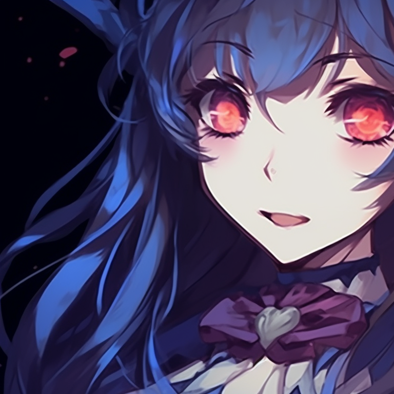 Two characters, both holding glowing pumpkins, slight smoky details and warm, inviting colors. best matching anime couple pfp halloween theme images pfp for discord.