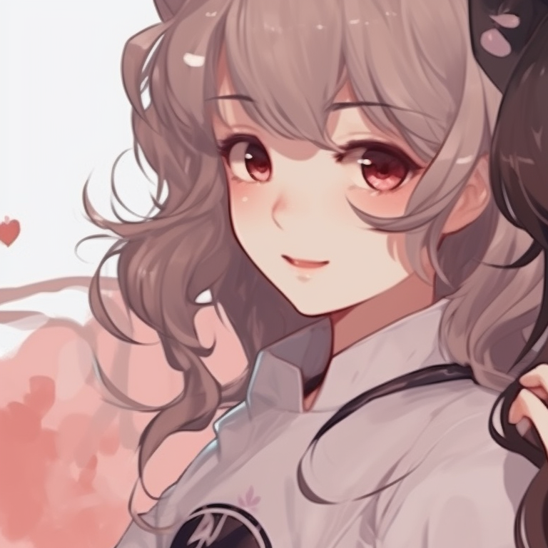 Two characters playing with a beach ball, vibrant colors, and light-hearted theme. exquisite best friends matching pfp in artwork pfp for discord.