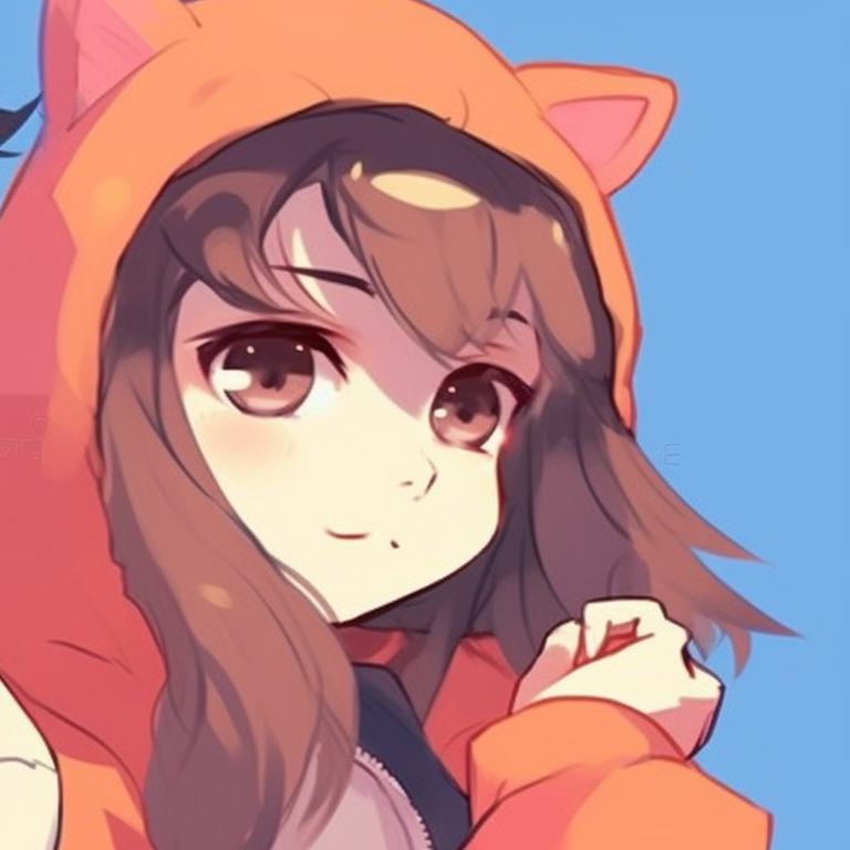 Two characters in exaggerated poses, vibrant colors and playful setting. funny matching pfp concept pfp for discord.