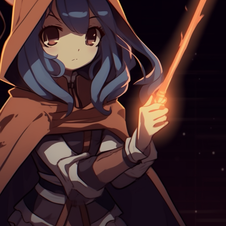 Two characters in masks resembling iconic Star Wars characters, vibrant colors with a Halloween twist. star wars matching pfp halloween concept pfp for discord.