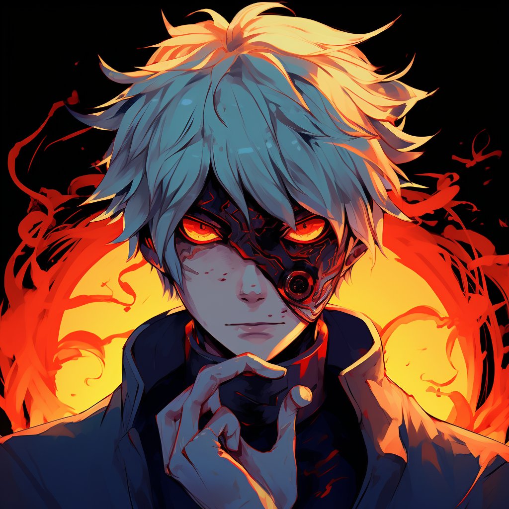 Naruto Uzumaki in Tailed Beast Mode, high saturation colors and intense linework. iconic anime pfp cool pfp for discord.