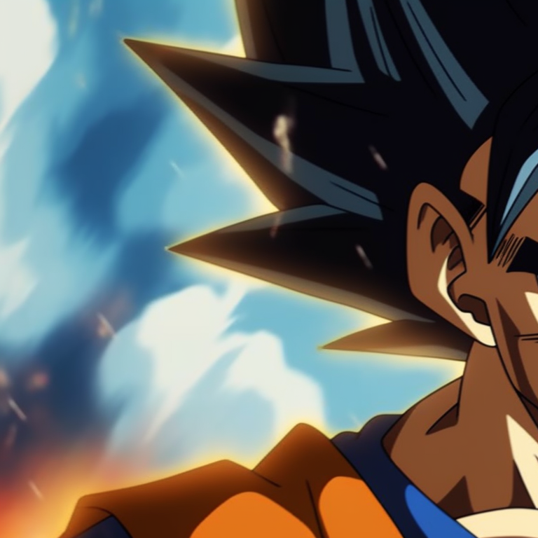 Goku and Vegeta standing back-to-back, detailed outfits and contrast colors. exploring goku and vegeta pfp pfp for discord.
